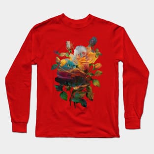 Painted Roses Long Sleeve T-Shirt